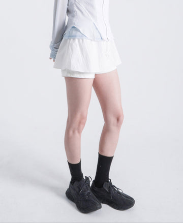PANTS ON SKIRT